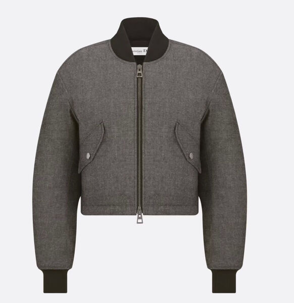 Бомбер Christian Dior женский графитовый 124144-3