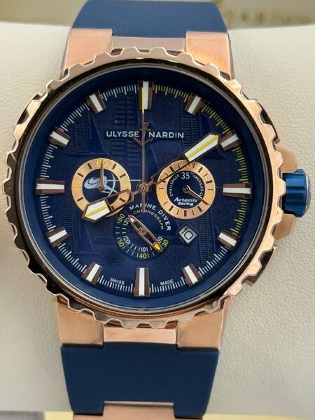 Мужские часы Ulysse Nardin мужской синий u4338025-1-5