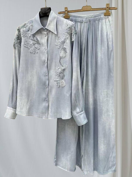 Костюм Ermanno Scervino женский бирюзовый 194609-2