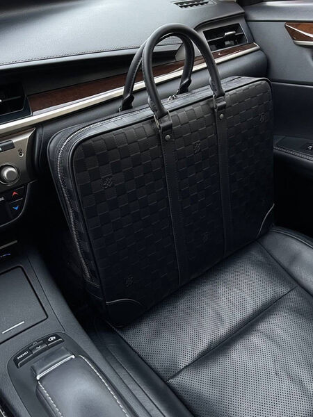 Мужской портфель Louis Vuitton мужской кожа черный 99279-2