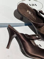 Туфли Prada женский кожа черный 147088-3