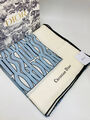 Платок Christian Dior женский кашемир голубой 164221
