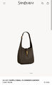Сумка Saint Laurent женский кожа графитовый 143500-9