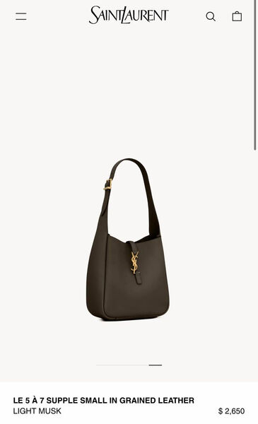 Сумка Saint Laurent женский кожа графитовый 143500-9