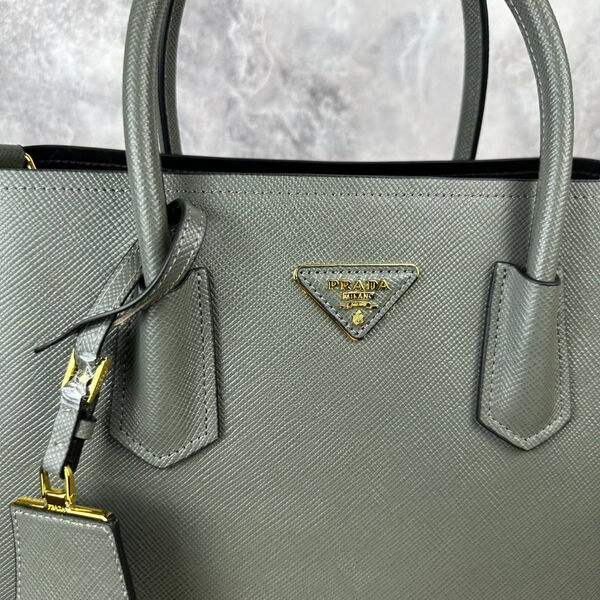 Сумка Prada женский кожа болотный 142113-3
