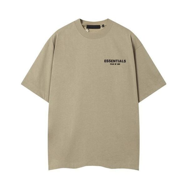 Футболка Fear Of God Essentials мужской хлопок бежевый w2653643-1