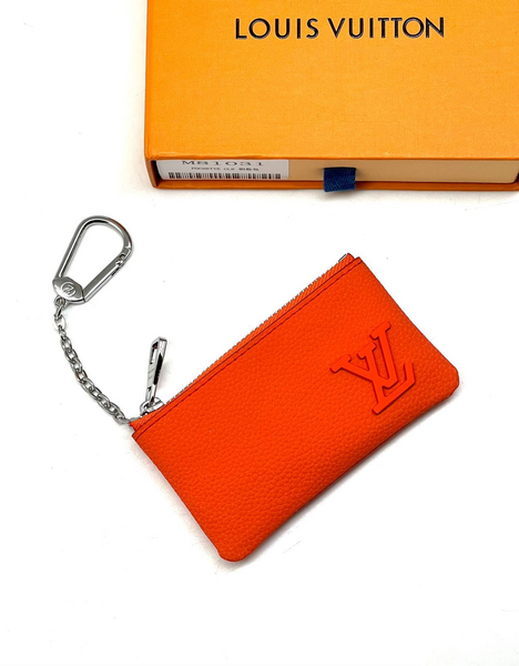 Ключница Louis Vuitton женский кожа бордовый 26233-4