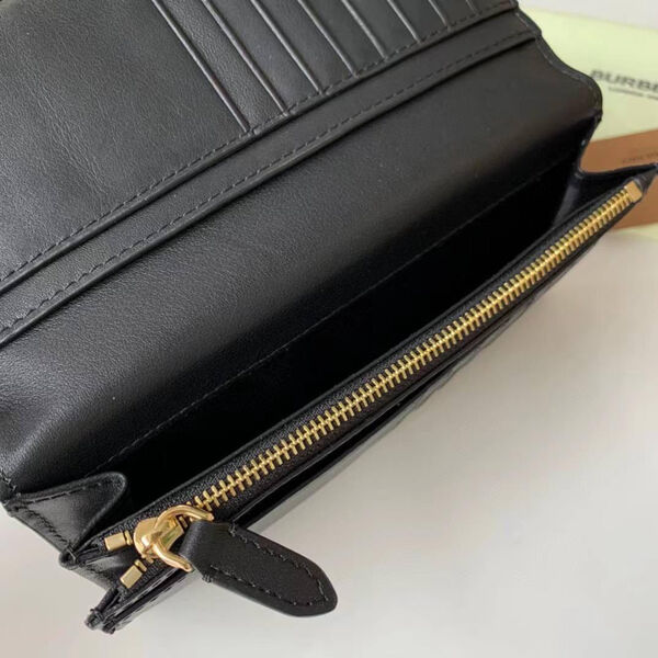 Мужской бумажник Burberry мужской кожа черный 105251-3