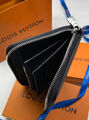 Мужской кошелек Louis Vuitton мужской кожа черный 173926-3