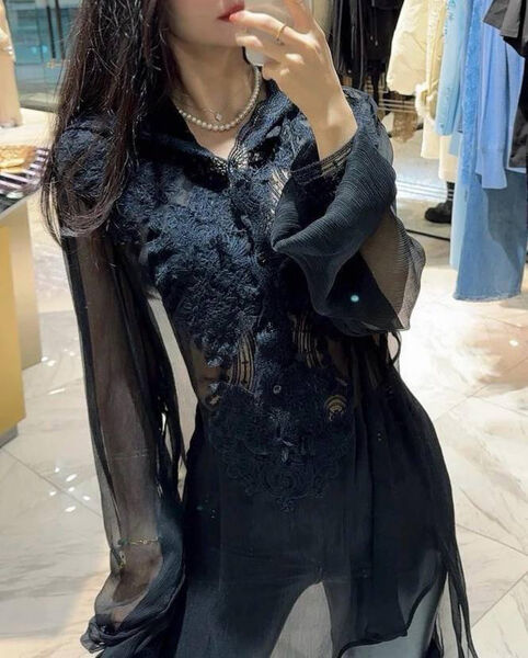 Блузка Ermanno Scervino женский черный 175786
