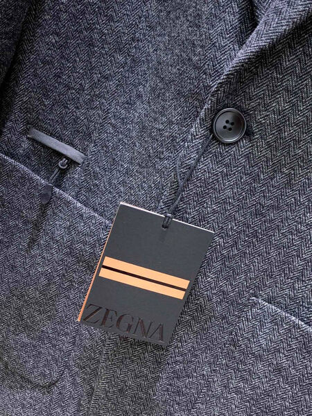 Мужской пиджак Zegna мужской графитовый 171058-7
