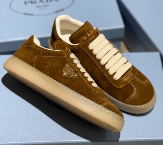 Кеды Prada женский замша 173759