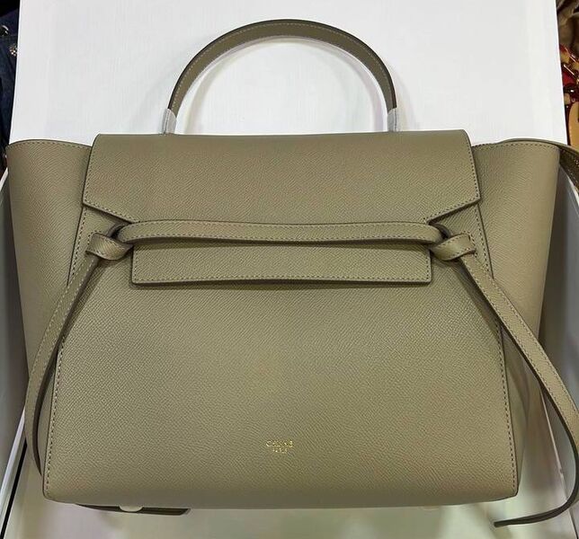 Сумка Celine Belt Mini женский кожа swift зеленый 169012