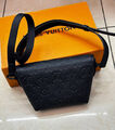 Мужская сумка мессенджер Louis Vuitton мужской кожа черный 169138-2