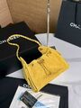 Сумка Chanel женский замша желтый s8384612-1-4