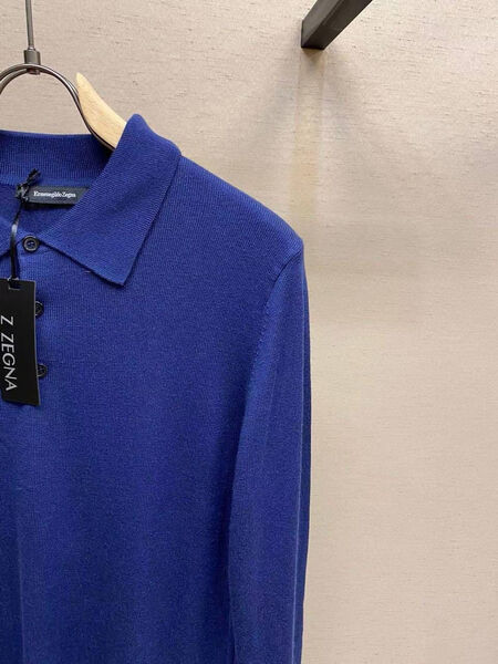 Мужское поло Zegna мужской синий 132801-4