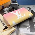 Кошелек Louis Vuitton женский кожа розовый 31946-1