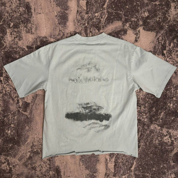 Мужская футболка Balenciaga мужской графитовый 175953-3