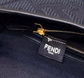 Сумка Fendi Baguette женский текстиль черный 142098-10