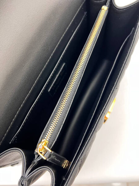 Сумка Christian Dior женский кожа черный 155096-7
