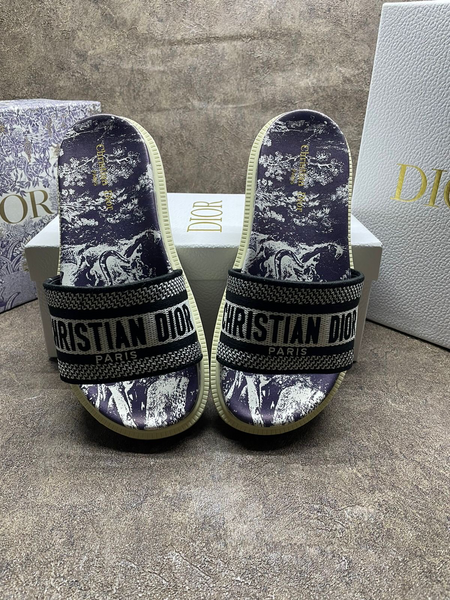 Мюли Christian Dior женский текстиль черный 54576-4