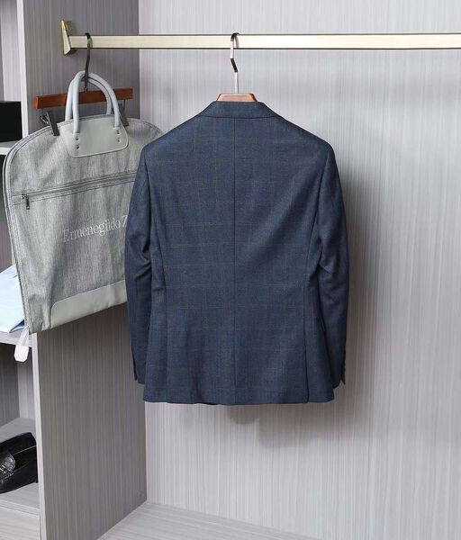 Мужской пиджак Zegna мужской графитовый 130634-3
