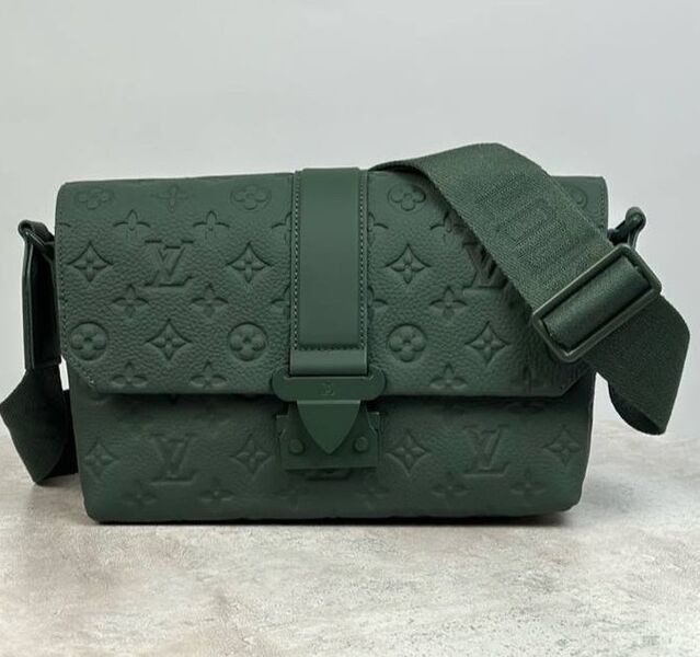 Мужская сумка мессенджер Louis Vuitton мужской канва болотный 152762