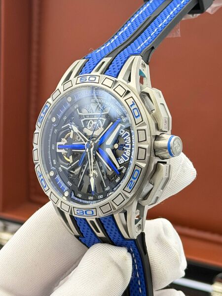 Мужские часы Roger Dubuis мужской синий g9755331-1-5