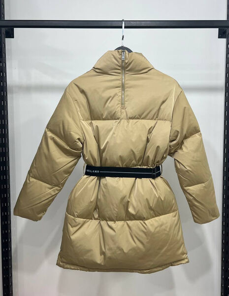 Пуховик Prada женский бежевый 125836-2