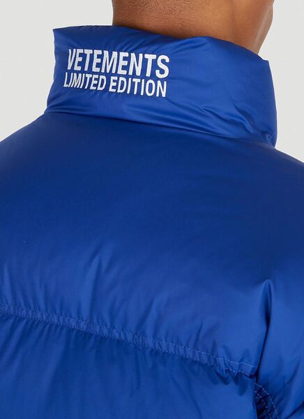 Пуховик Vetements женский синий b7695014-1-11
