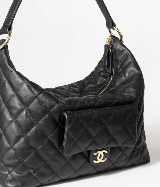 Сумка Chanel женский кожа черный 127959-2