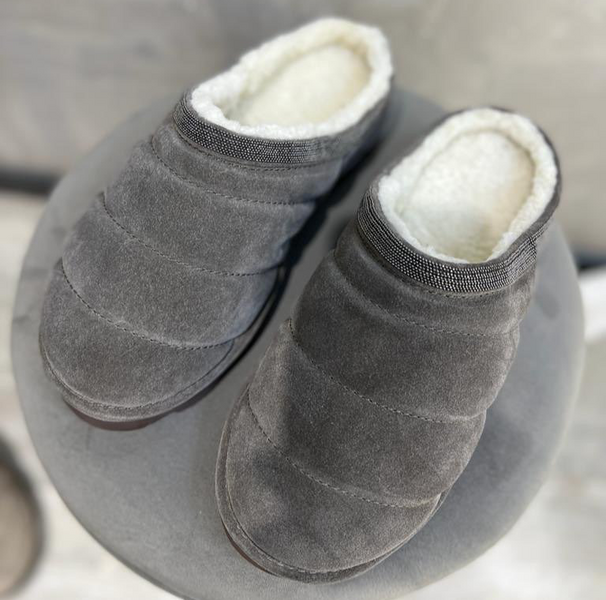 Сабо Brunello Cucinelli женский графитовый 65421