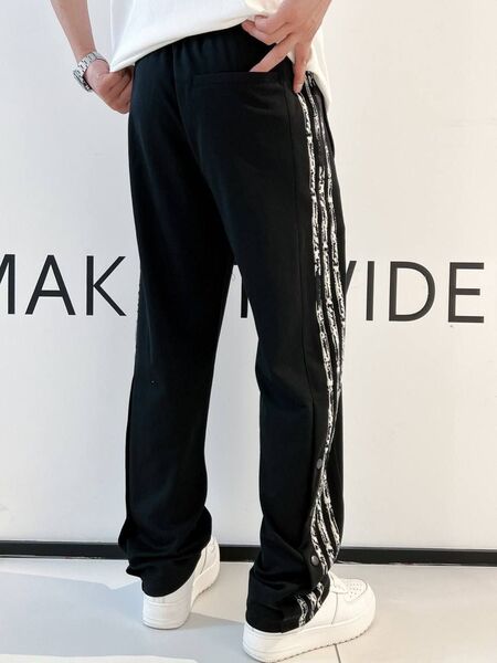 Мужские брюки Balenciaga мужской черный w3034797-1-8