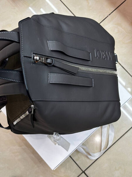 Мужской рюкзак Loewe мужской кожа черный 168839-3