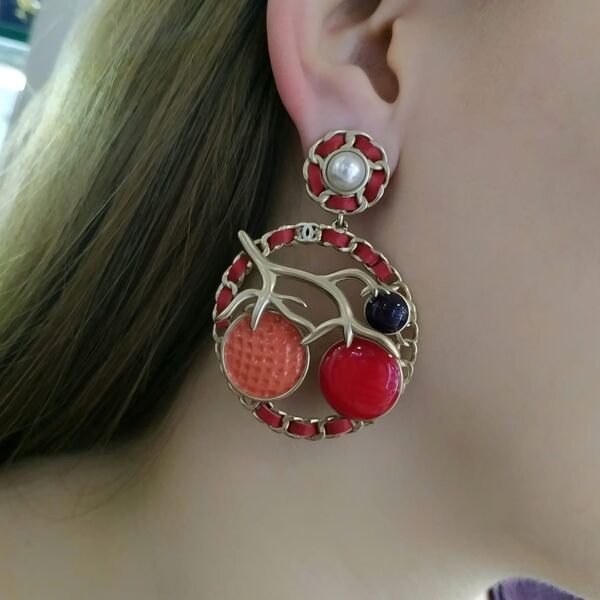Серьги Chanel 70607