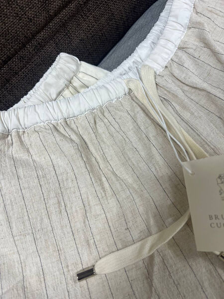 Брюки Brunello Cucinelli женский графитовый 192209-5