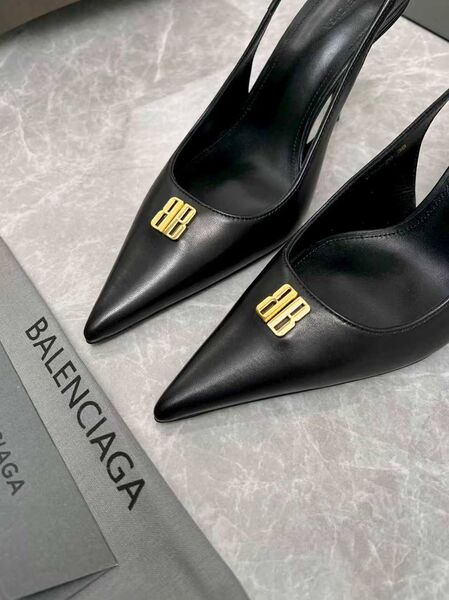 Женские туфли Balenciaga женский кожа черный h3817374-1-6