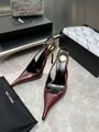Женские туфли Saint Laurent женский кожа фиолетовый h7575323-1-7
