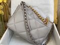 Сумка Chanel (30см) женский кожа графитовый 73580-4
