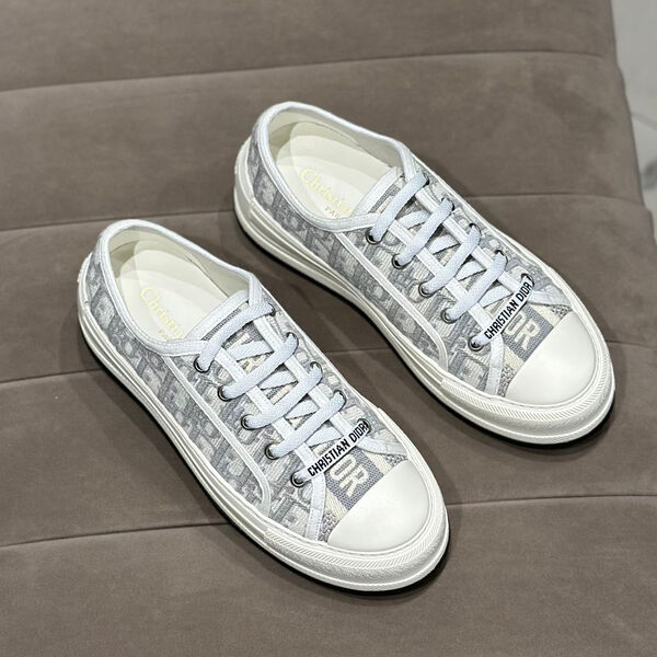 Кеды Christian Dior женский текстиль графитовый 110510-4