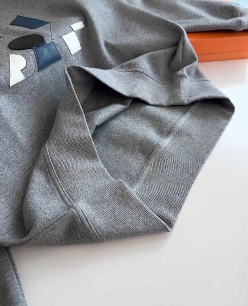 Мужской свитшот Hermès мужской графитовый 161246-4