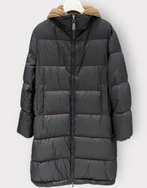 Пуховик Brunello Cucinelli женский черный 163004