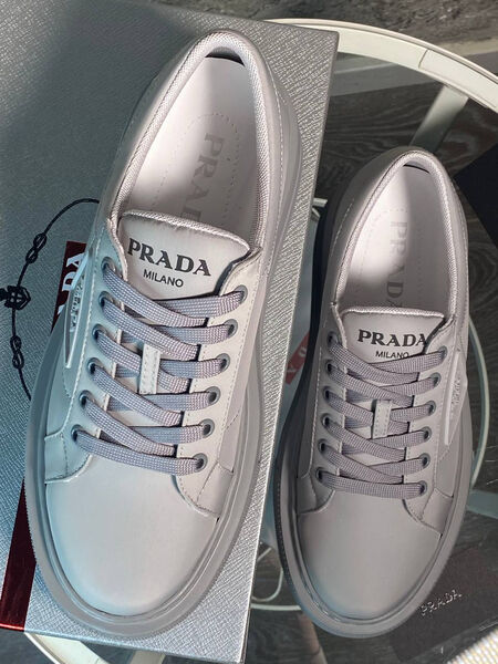 Мужские кеды Prada мужской нейлон графитовый 151874-5