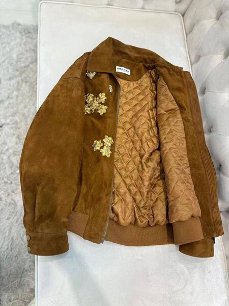 Бомбер Miu Miu женский 159006-3