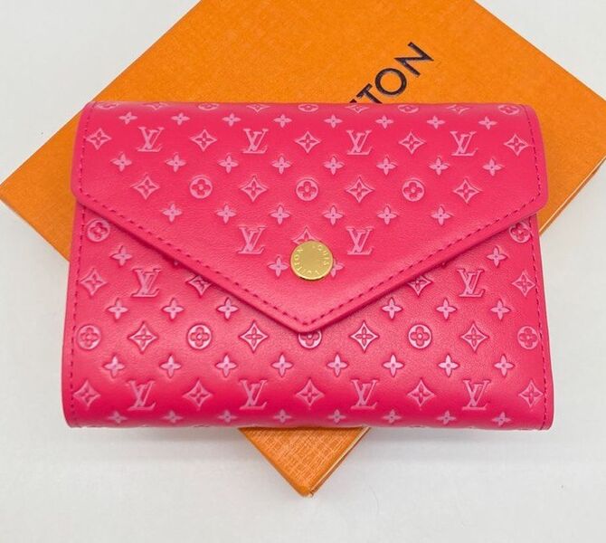 Кошелек Louis Vuitton женский кожа розовый 122624
