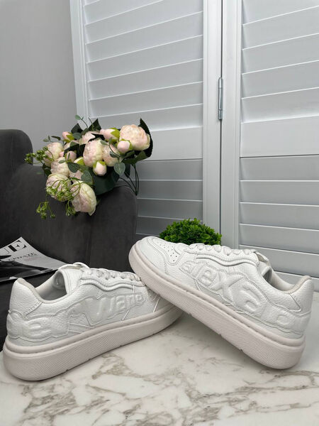Кеды Alexander Wang женский кожа белый 138562-2