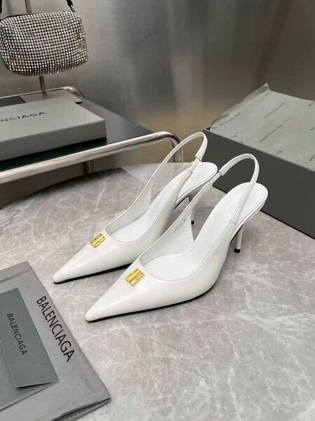 Женские туфли Balenciaga женский кожа белый w3372700-1-7
