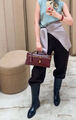 Клатч Loro Piana Extra Large 29 женский кожа бордовый 201227-3