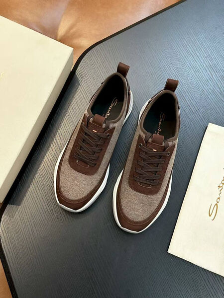Мужские кроссовки Santoni мужской текстиль 195382-2