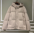 Пуховик Loro Piana женский бежевый 62817-1